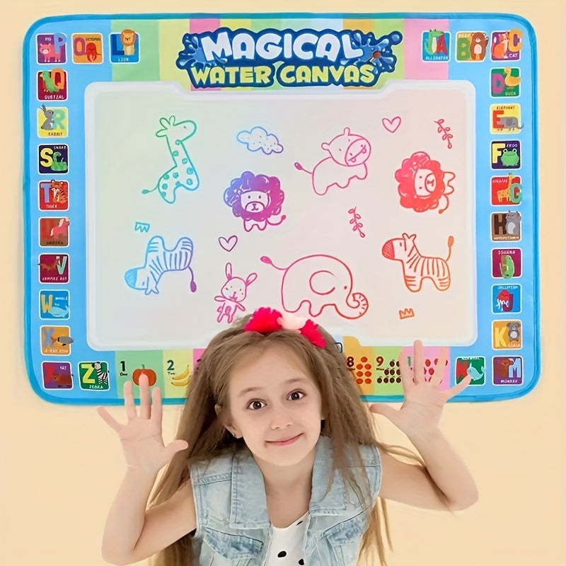Kids' Water Drawing Canvas with Cartoon Designs