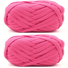 2pcs 200g Crochet Yarn, Polyester Woven Carp Thread, Bag Mat Weaving