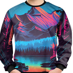 Teens Landscape 3D Print Sweatshirt Kids Casual Pullover