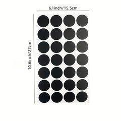 140pcs Rewritable PVC Round Chalkboard Sticker Adhesive Label