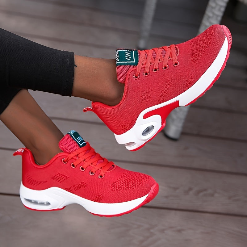 Women's Outdoor Running Shoes Air Cushion Mesh Sports Sneakers