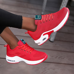 Women's Outdoor Running Shoes Air Cushion Mesh Sports Sneakers