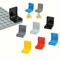 32pcs Building Blocks Chair 2x2 Backrest Chair Accessories Scene Assembly
