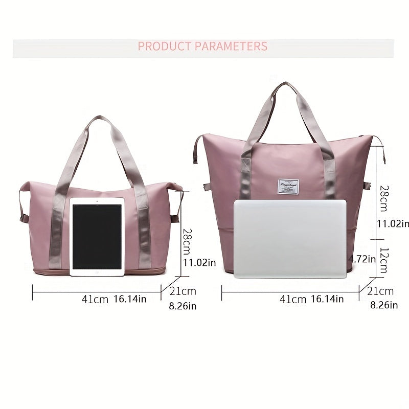 Portable Shoulder Bag Dry & Wet Separation Yoga Fitness Travel Bag