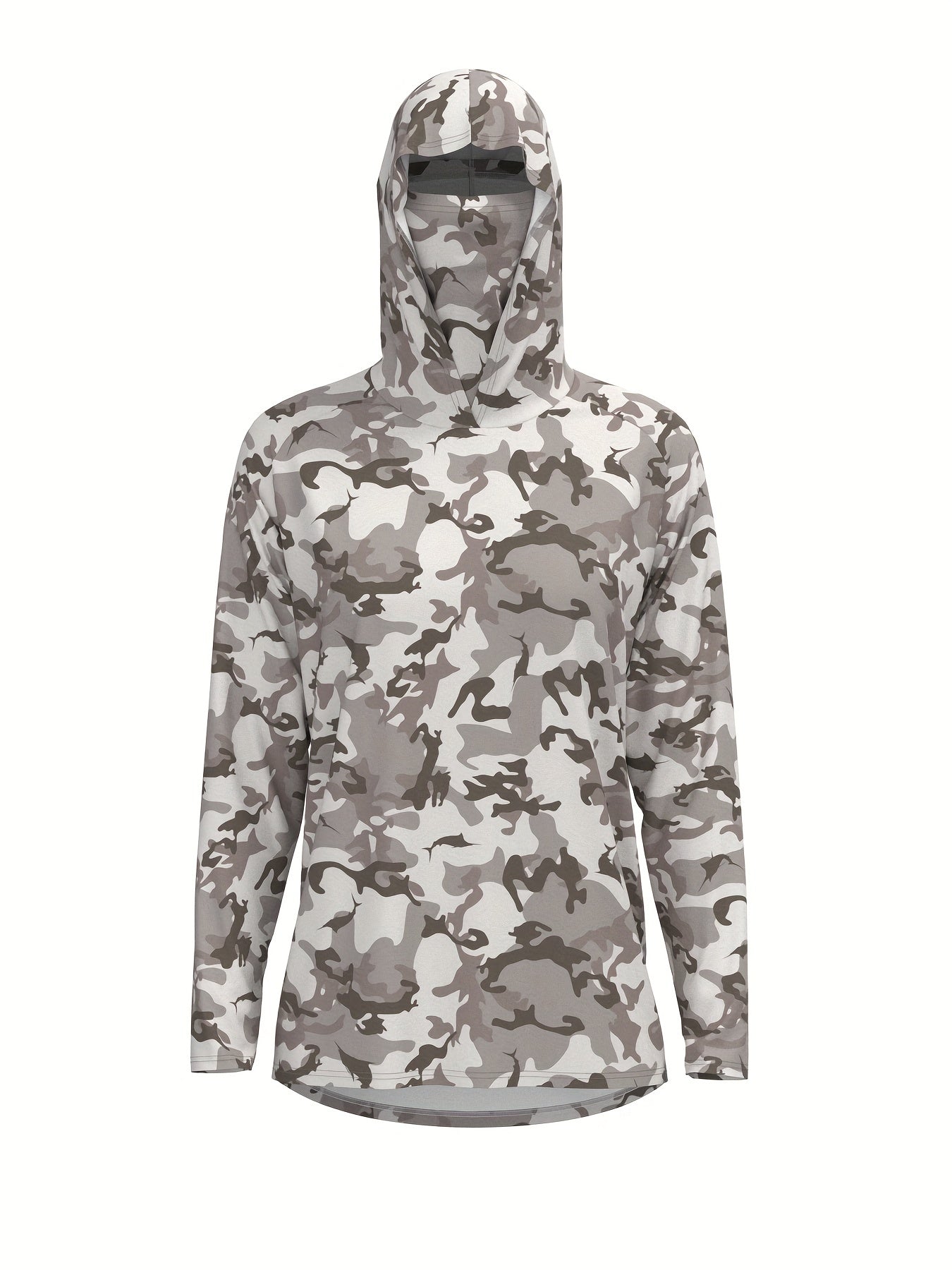 Sun Protection Hooded Coat Quick Drying Mask Fishing Running Jacket
