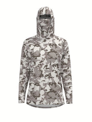 Sun Protection Hooded Coat Quick Drying Mask Fishing Running Jacket