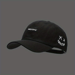Clown Smiling Face Embroidered Baseball Cap Casual Dad Hat Adjustable Sun Hat