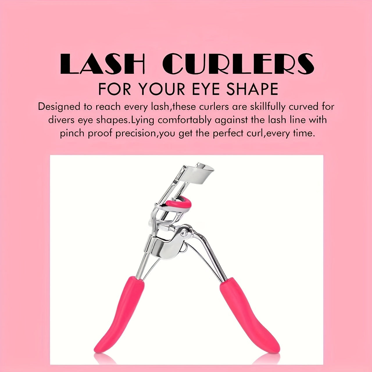 Eyelash Curler Lash Curler With 10 Refills Fits All Eye Shapes