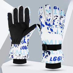Men's Skiing Gloves Winter Outdoor Sports Gloves Windproof Touch Screen