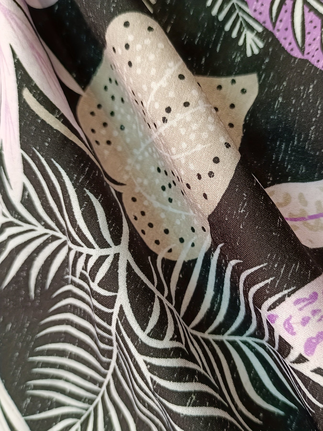 Floral Print Drawstring Loose Pants