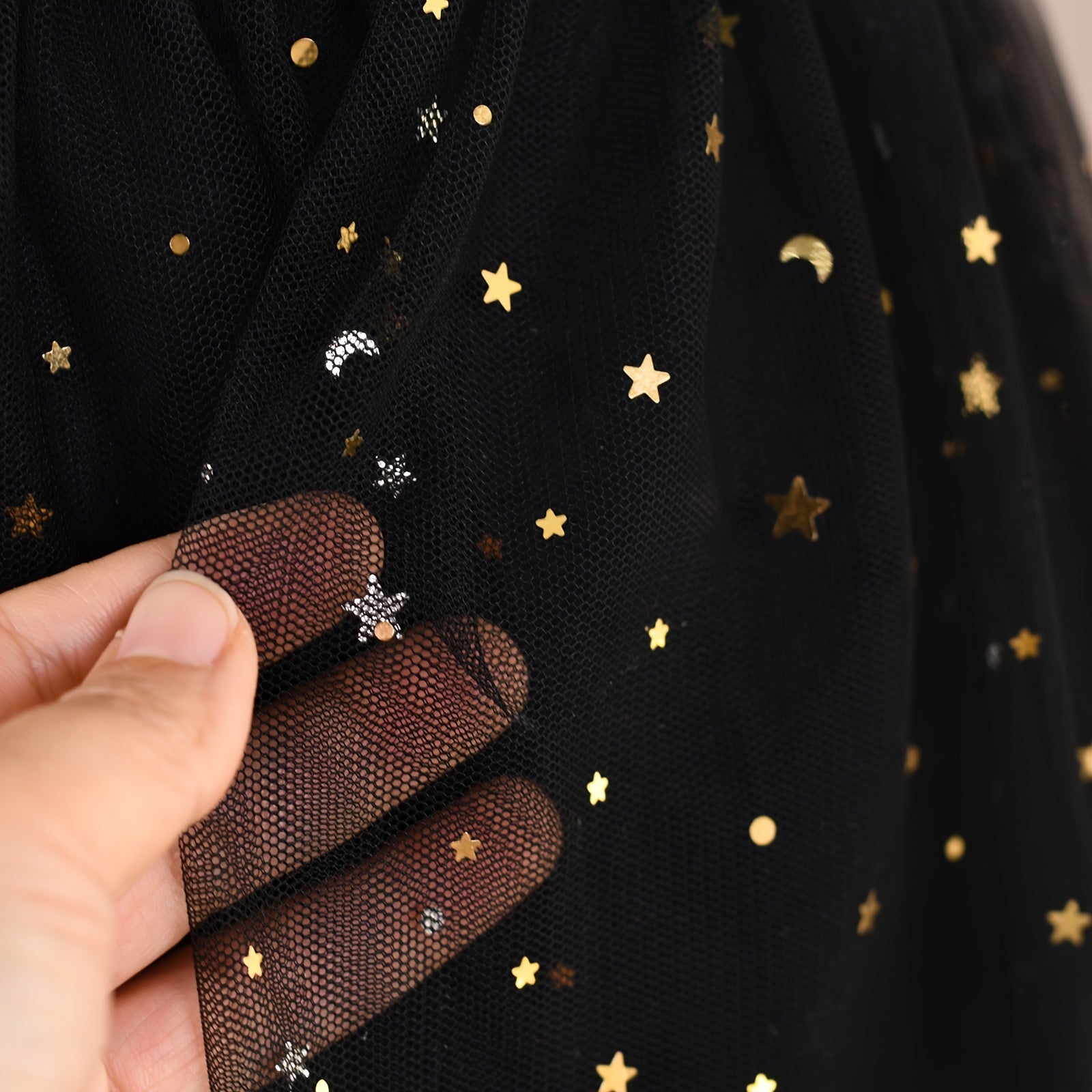 Sequined Mesh Skirt for S American Beach Vacation