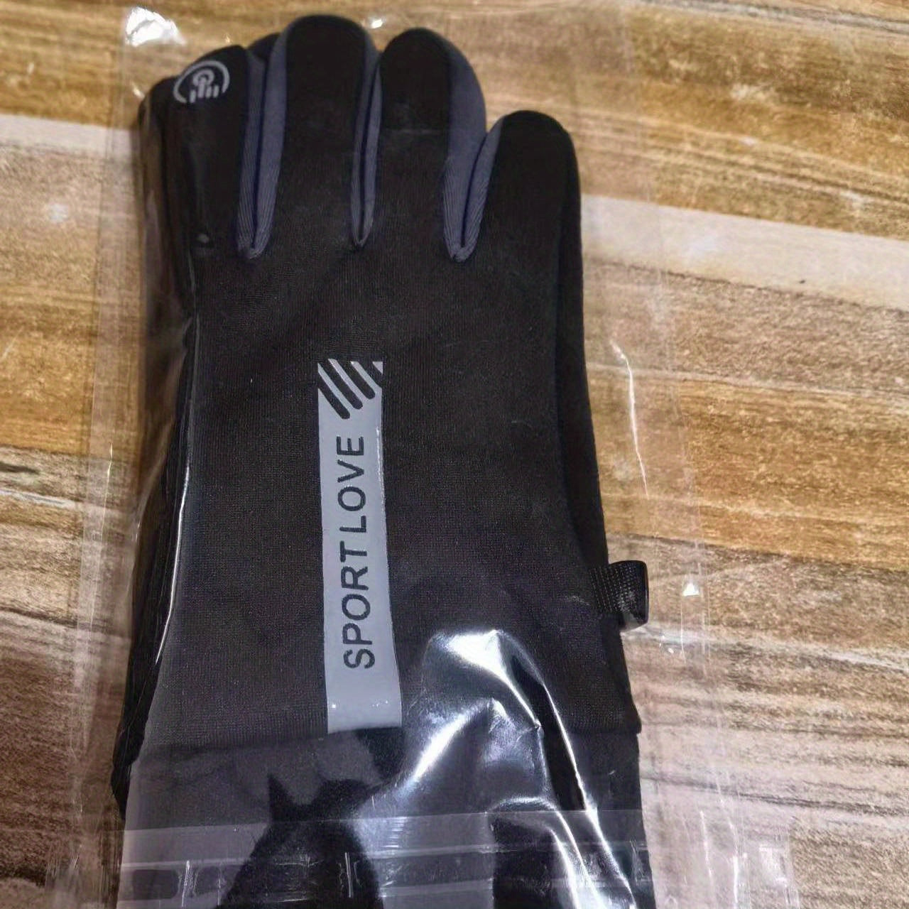 Men's Cycling Gloves Anti-Slip Sun Protection Finger Print Gloves