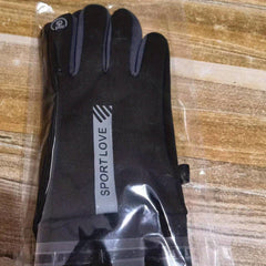 Men's Cycling Gloves Anti-Slip Sun Protection Finger Print Gloves