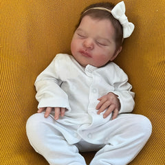 19' Newborn Baby Reborn Doll with 3D Skin, Top Makeup
