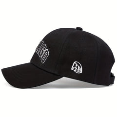 Men's CHICAGO Embroidered Baseball Cap Outdoor Adjustable Sun Hat