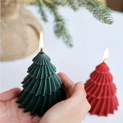 Green Christmas Tree Aromatherapy Candle - Soy Candles