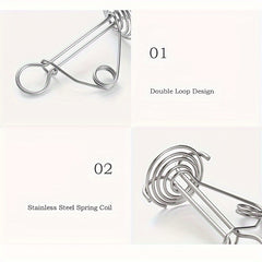 Stainless Steel Wind Rope Buckle Tent Nail For Camping