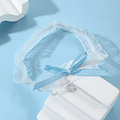 Elastic Strap Leg Ring with Bow - Thigh Chain for Brides