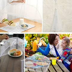 6pcs Collapsible Mesh Food Covers for Outdoor Picnics