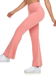 Women's Stretchy Flare Leg Yoga Pants Soft Casual Sports Pants