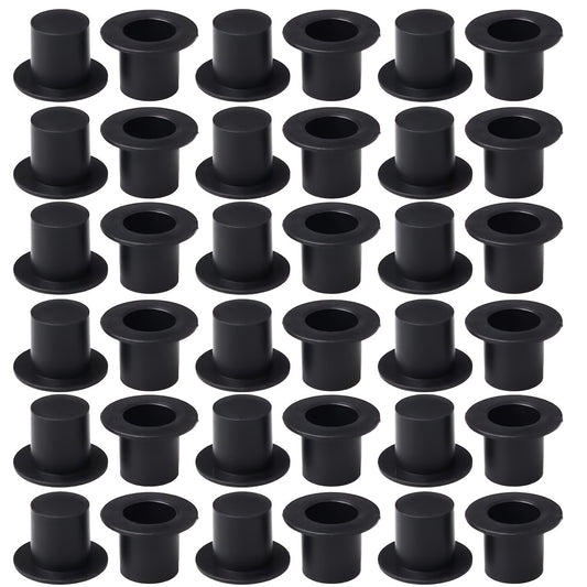 50 Pack Mini Top Hats Plastic for DIY Crafts No Plating or Mosaic Material
