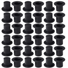 50 Pack Mini Top Hats Plastic for DIY Crafts No Plating or Mosaic Material