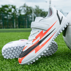 Boy's Hook And Loop Fastener Turf Football Boots