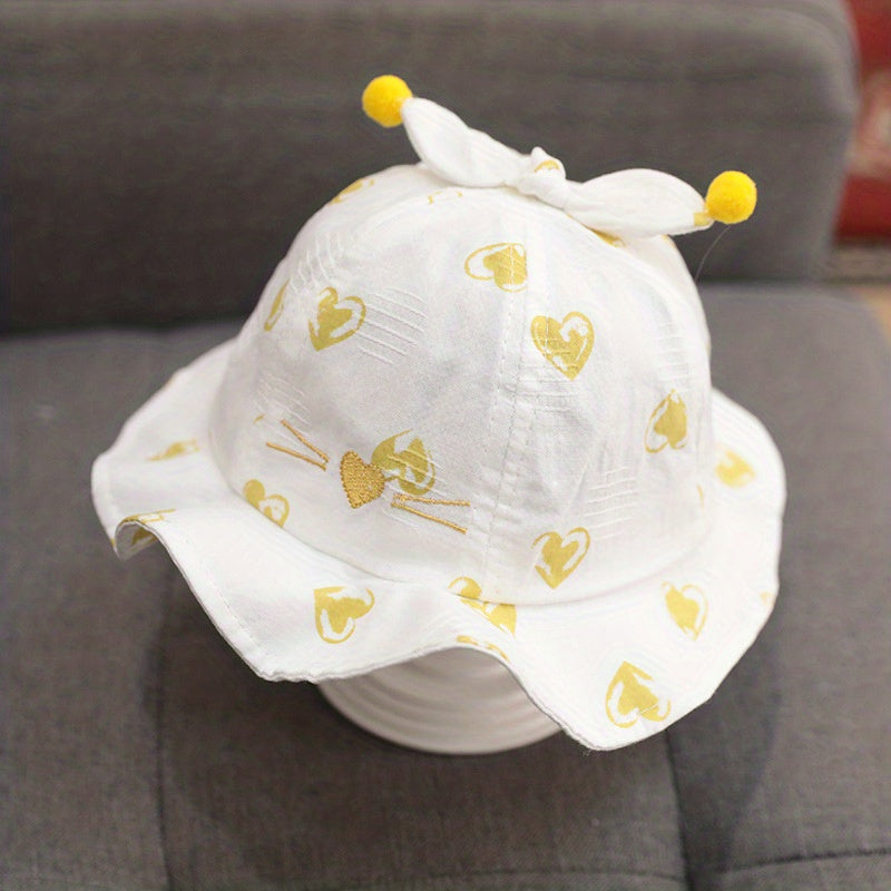 Heart Fisherman's Hat for Baby Girls