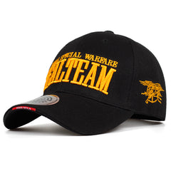Embroidered Alphabet Baseball Cap Outdoor Cap