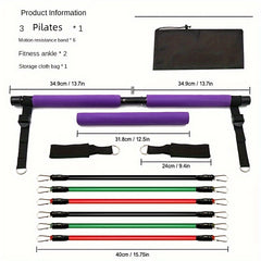 Pilates Pedal Resistance Pulling Stick Fitness Stretcher