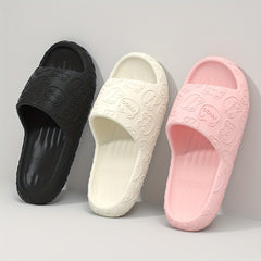 Men's Bear Head Slides Non Slip Slippers Open Toe Shoes
