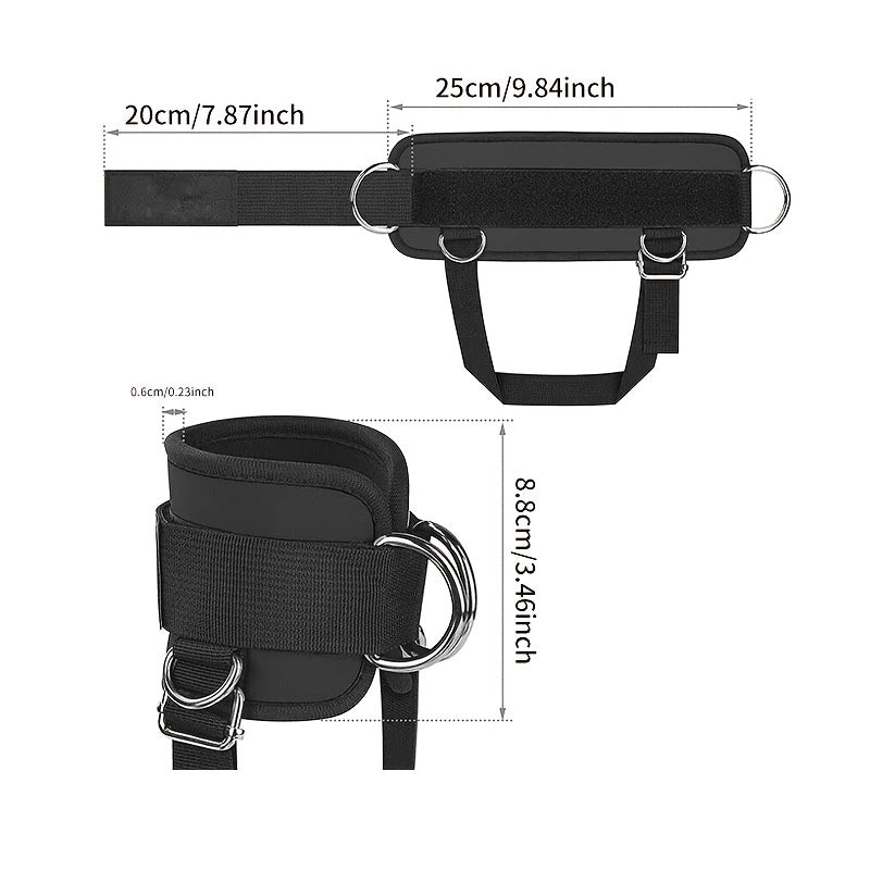 Leg Strength Training Buckle Ankle Strap Elastic Resistance Band