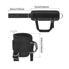 Leg Strength Training Buckle Ankle Strap Elastic Resistance Band