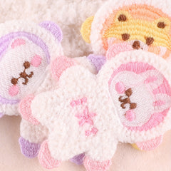 4pcs Space Bear Patches for Girls Clothing DIY Hand Sewing