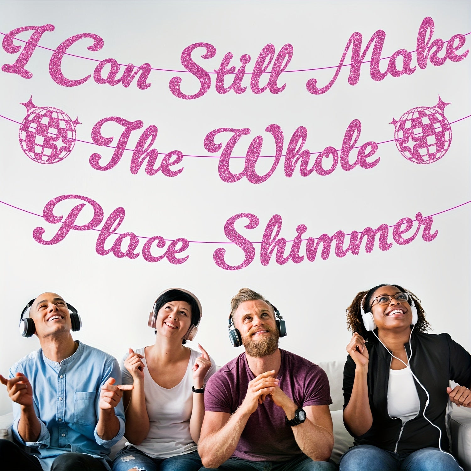 Singer Birthday Banner I Can Still Make The Whole Place Shimmer Banner