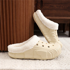 Women's Winter Plush Outwear Clogs - Warm & Stylish