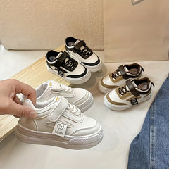 Kid's Solid Skate Shoes Non Slip Casual Soft Sole Sneakers