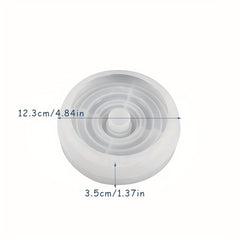 DIY Candle Holder Mold Crystal Glue Candle Holder Silicone Mold