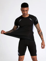 Men's Quick Dry Sports T Shirt High Stretch Compression