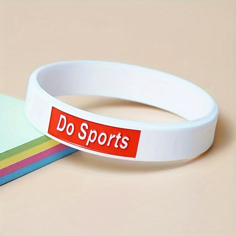 2 Pcs Inspirational Silicone Bracelet for Women
