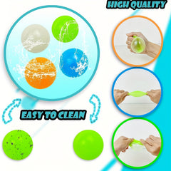 24pcs Glow In The Dark Sticky Balls Stress Balls For Adults