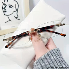 Light Blocking Rimless HD Reading Glasses