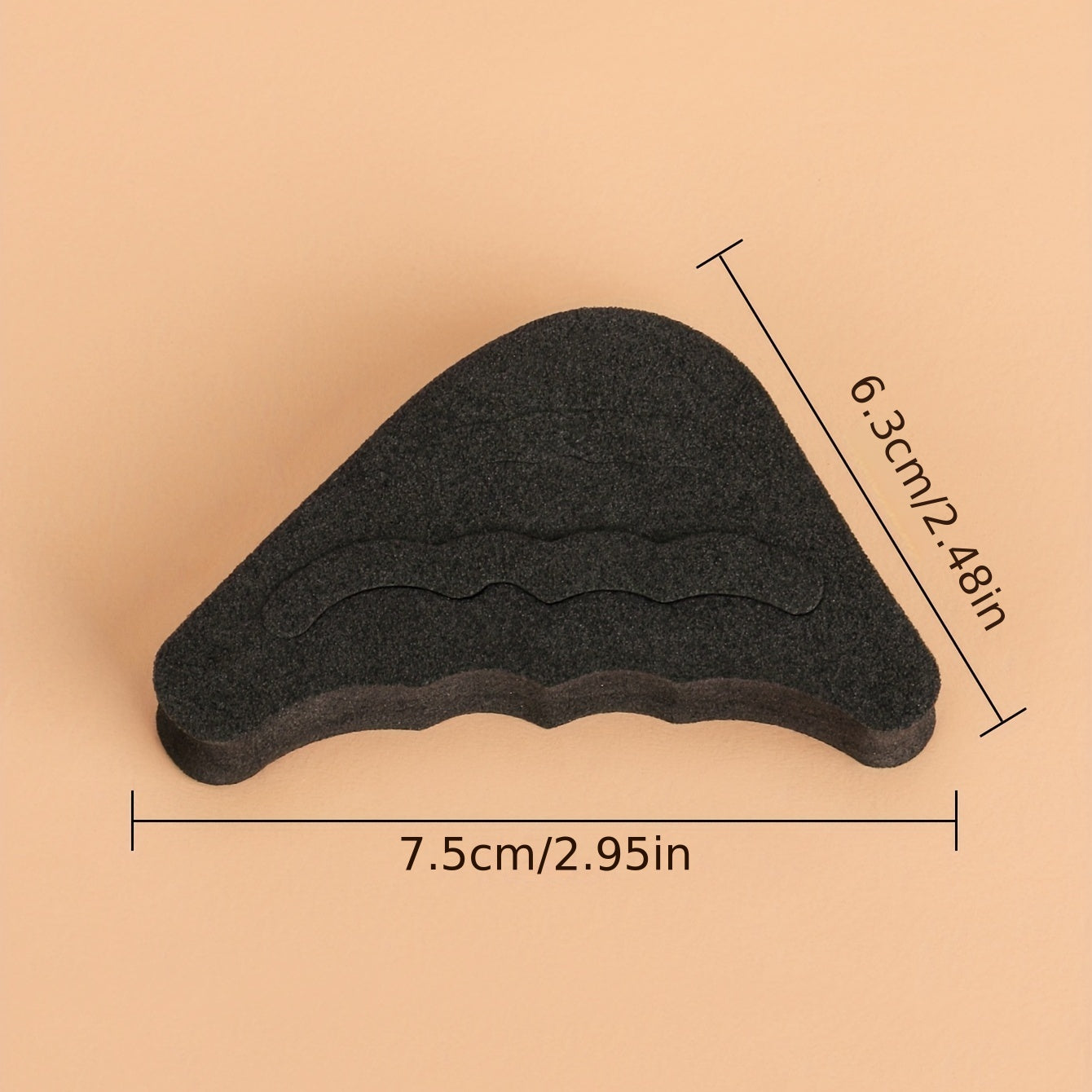 1pair Toe Plugs Sponge High Heels Soft Anti Pain Round Toe Pointed Toe