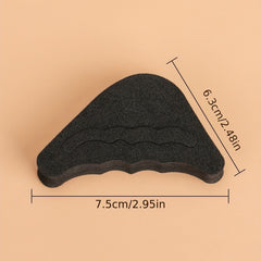 1pair Toe Plugs Sponge High Heels Soft Anti Pain Round Toe Pointed Toe