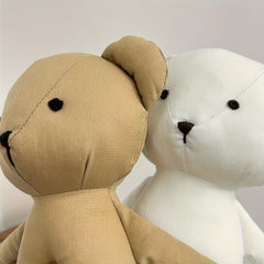 Gray & Striped Bunny Doll Soft Plush Rabbit Toy Adorable Baby Gift