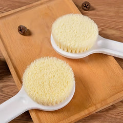 Long Handle Shower Brush with Exfoliating Scrubber for Body and Back Massage