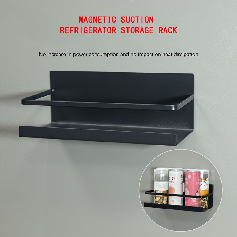 Kitchen Rack Refrigerator Magnetic Shelf Easy Installation Organizer