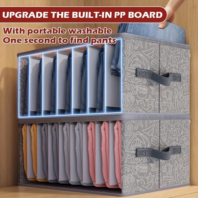 9 Grids PP Board Wardrobe Clothes Organizer + Support