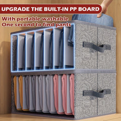9 Grids PP Board Wardrobe Clothes Organizer + Support
