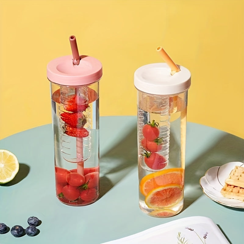 25oz Reusable Water Bottle w/ Straw for Sports Gym & Outdoor Adventures